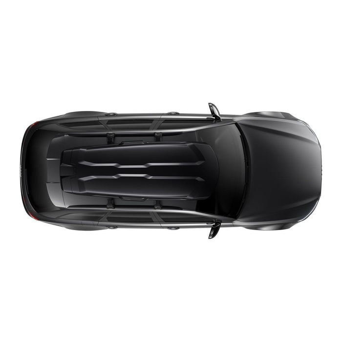 Thule Vector Alpine roof box black metallic Rooftop cargo carrier Thule - UK Camping And Leisure