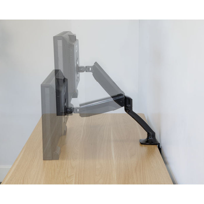 Dellonda Adjustable Single Monitor Arm with 360 Rotation - Black DH24 Dellonda - UK Camping And Leisure