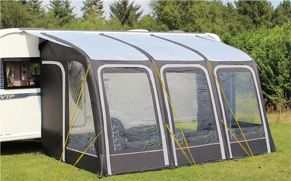 Camptech Atlas 280 Caravan Porch Awning