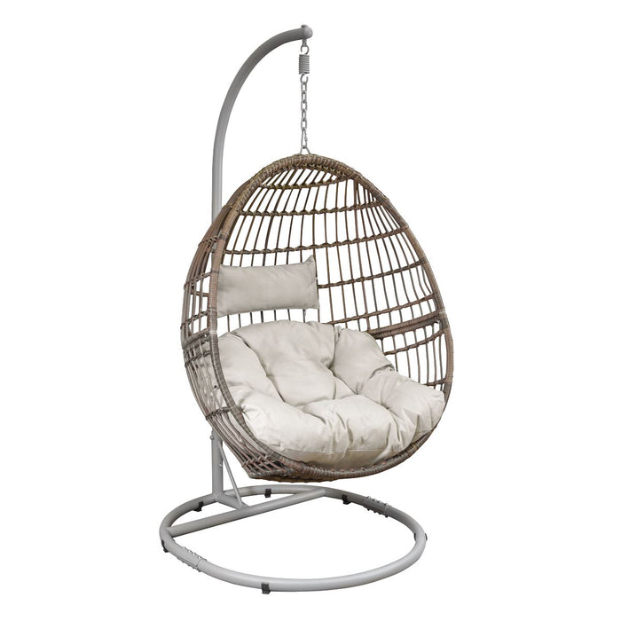 Dellonda Single Swinging Egg Chair with Cushion DG60 Dellonda - UK Camping And Leisure