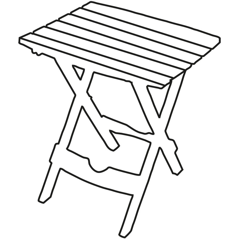 Quest Fleetwood slatted side Folding Camping Table Quest - UK Camping And Leisure