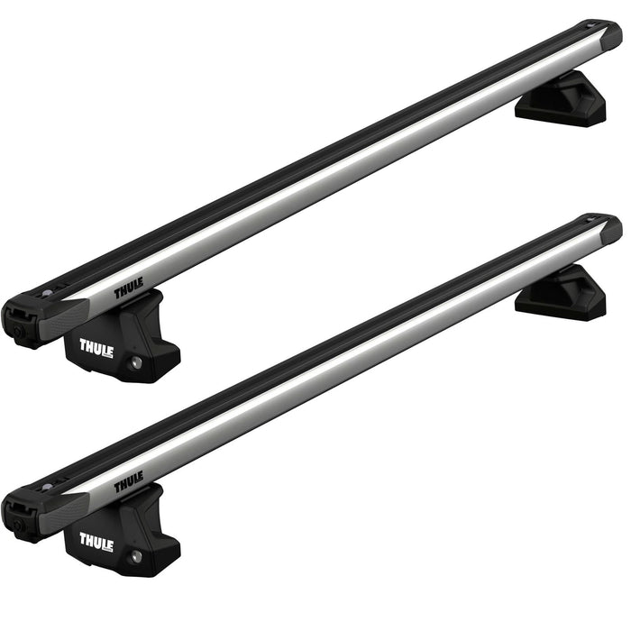 Thule SlideBar Evo Roof Bars Aluminum fits Vauxhall Astra 2007-2010 Estate 5-dr with Flush Rails Thule - UK Camping And Leisure