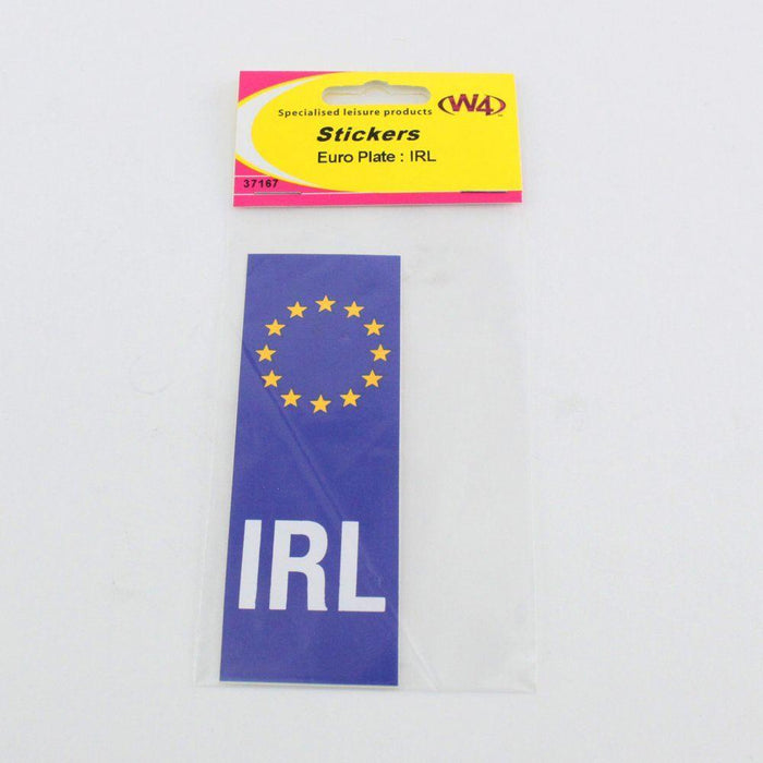 MDS1203 W4 Upright Euro Ireland Plate Sticker 37167 W4 - UK Camping And Leisure