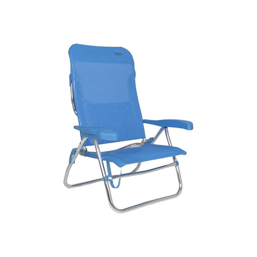 Crespo Beach Chair AL/223 Blue Crespo - UK Camping And Leisure