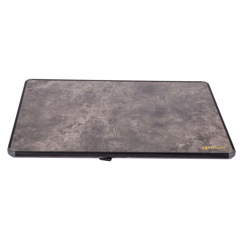 Quest Elite Rutland Lightcomb Black Marble Camping Table Quest - UK Camping And Leisure