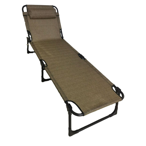 Quest Canterbury Plus Folding Sun Lounger Quest - UK Camping And Leisure