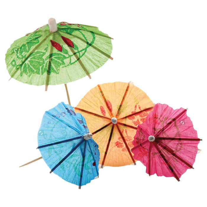 Cellardine Cocktail Umrellas Set of 50 Mixed Colours 14100100 Cellardine - UK Camping And Leisure