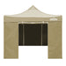 Dellonda 2x2m Pop-Up Gazebo & Side Walls  Carry Bag Rope Stakes & Weight Beige Dellonda - UK Camping And Leisure