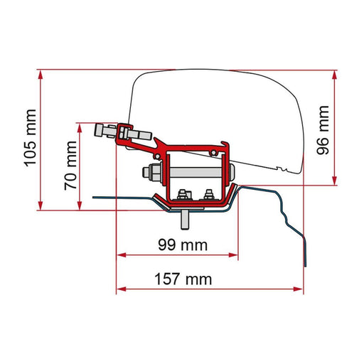 Fiamma Kit for Renault Trafic F40 L2: Upgrade Your Van's Awning System Fiamma - UK Camping And Leisure