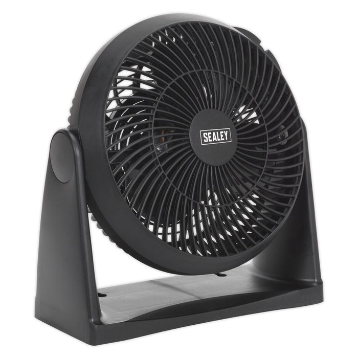 Sealey Desk/Floor Fan 3-Speed 8" 230V SFF08 Sealey - UK Camping And Leisure