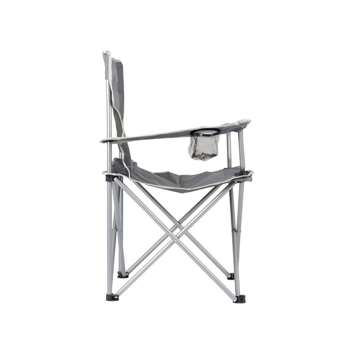 Bo-Camp Folding Chair Compact Steel Grey Bo-Camp - UK Camping And Leisure