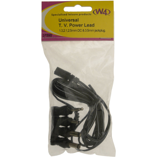 MDS1203 W4 TV universal power lead 37595 W4 - UK Camping And Leisure