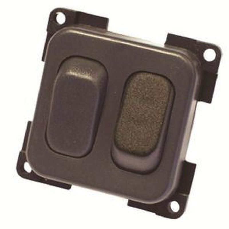 CBE 12V Double Switch Grey X272082B CBE - UK Camping And Leisure