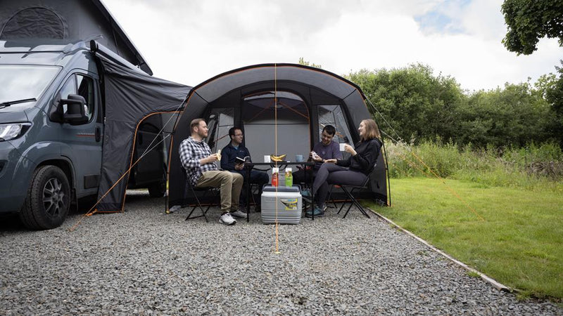 Vango Cove III Mid Smoke Drive Away Awning (215-255) | poled, waterproof, sewn-in groundsheet, lightweight