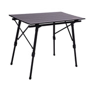 Quest Elite Brenig Slatted Black Camping Table Quest - UK Camping And Leisure