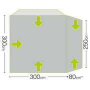 Quest Eagle Air Drive Away Motorhome Awning (High : 240 - 270) Quest Leisure - UK Camping And Leisure