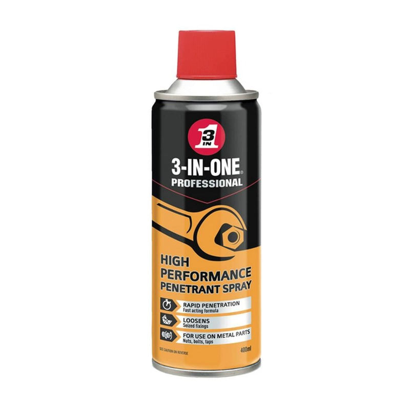 3 In One Penetrant Spray 400ml Penetrating Lubricant for Rusty Nuts & Bolts
