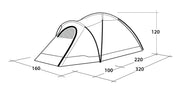 Outwell Cloud 2 Dome Tent 2 Berth Outwell - UK Camping And Leisure