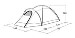 Outwell Cloud 2 Dome Tent 2 Berth Outwell - UK Camping And Leisure