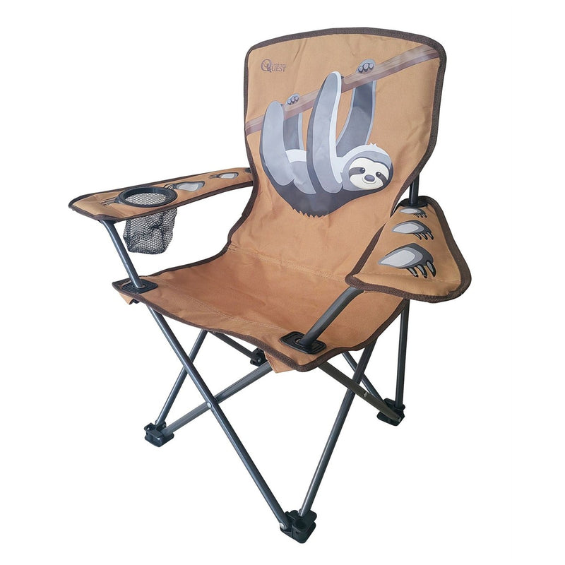 Quest Childrens Sloth Fun Folding Camping Chair Quest - UK Camping And Leisure