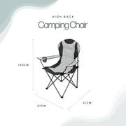 Leisurewize High Back Folding Camping Chair | folding chair