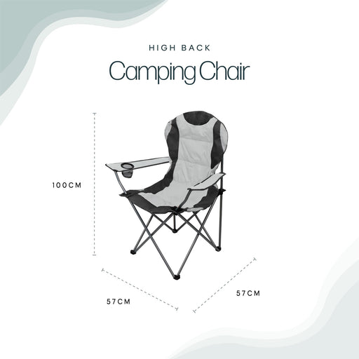 Leisurewize High Back Folding Camping Chair | folding chair