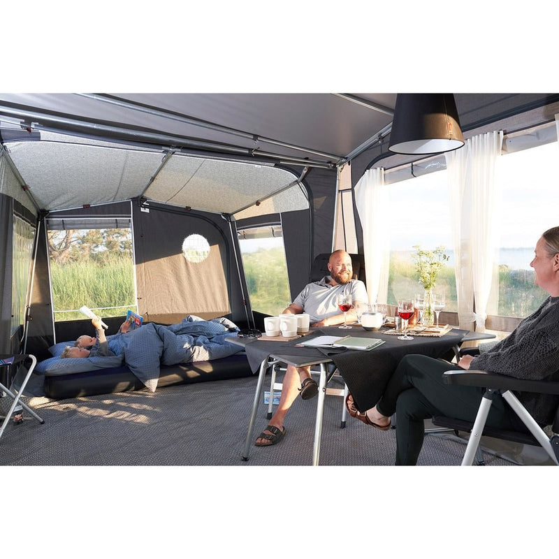 Isabella Nordic 300 Awning with Mega Frame | poled, breathable, steel pole, porch