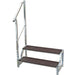 AG Free-Standing 2 Tread Step Galvanised AG - UK Camping And Leisure