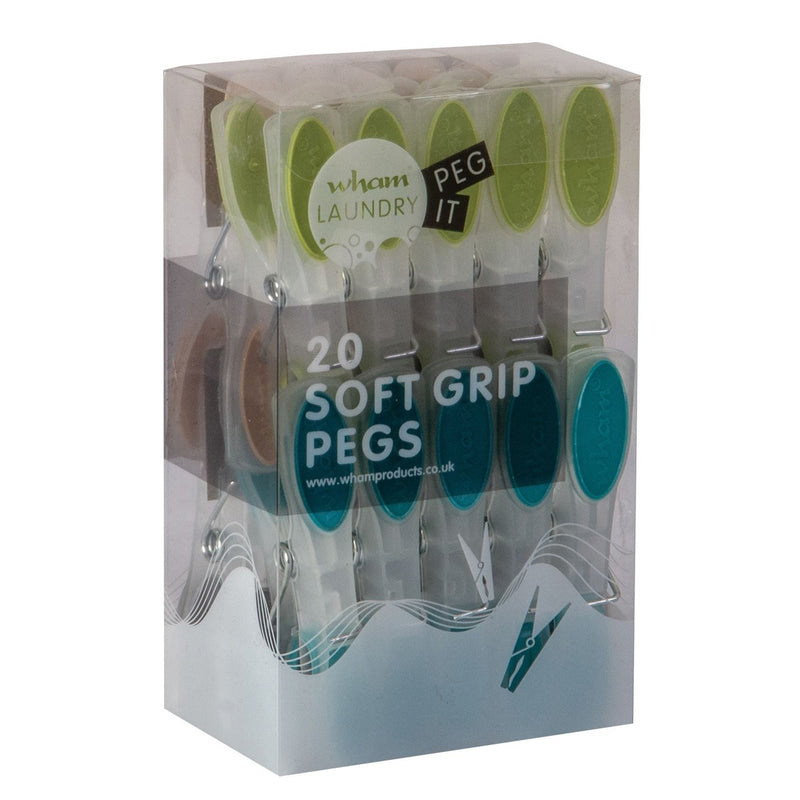 24 x soft touch clothes pegs UK Camping And Leisure - UK Camping And Leisure