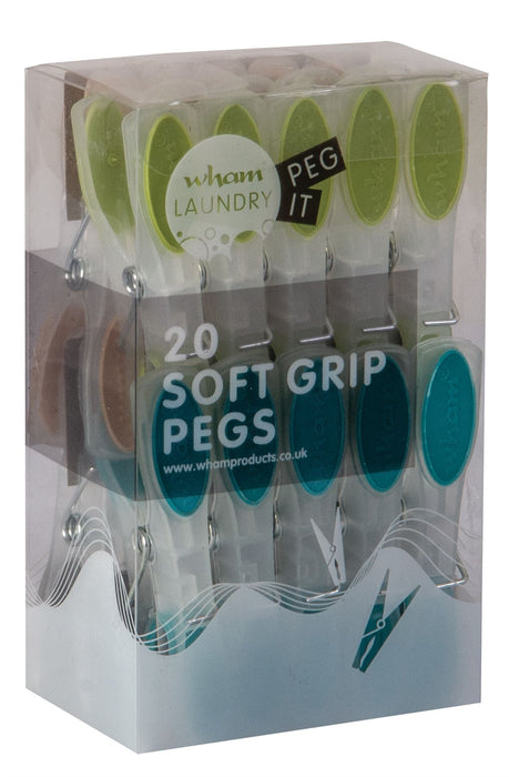 24 x soft touch clothes pegs UK Camping And Leisure - UK Camping And Leisure