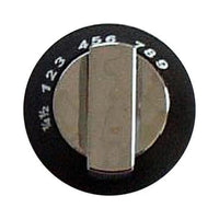 Thetford SPCC0595.SA oven control knob with Black and Satin finish, suitable for