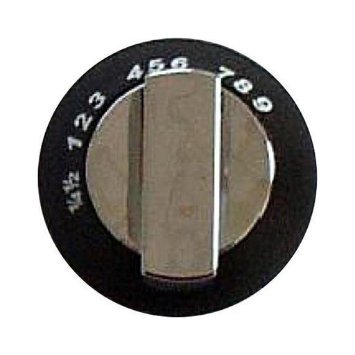 Thetford SPCC0595.SA oven control knob with Black and Satin finish, suitable for Thetford - UK Camping And Leisure