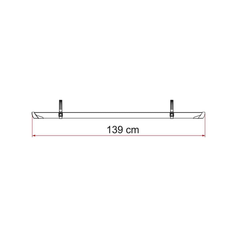 Fiamma Rail Plus XL Bike Rail (98656M588) Fiamma - UK Camping And Leisure