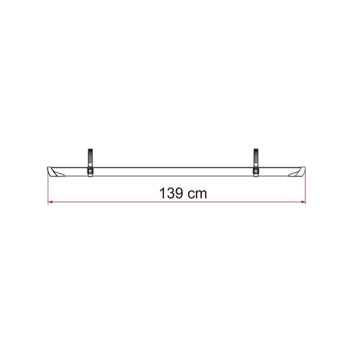 Fiamma Rail Plus XL Bike Rail (98656M588) Fiamma - UK Camping And Leisure