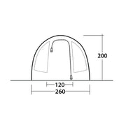 Outwell Sky 4 Pole Blue 4 Person Tent Outwell - UK Camping And Leisure