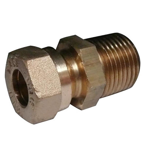 AG Male Gas Coupling (3/8" BSP Taper to 3/8" Compression) AG - UK Camping And Leisure