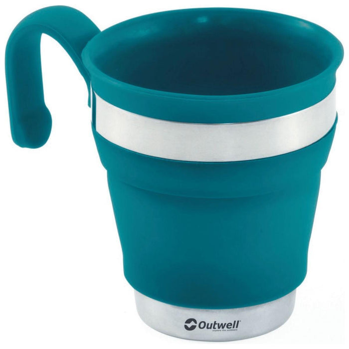 Collaps Mug Deep Blue: Collapsible and Reusable Camping Mug