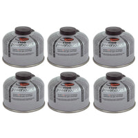 6x Go System PowerSource Butane Propane Threaded Gas Canister - 100g