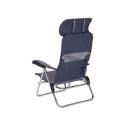 Crespo Beach Chair AL/205 Compact Dark Blue Crespo - UK Camping And Leisure