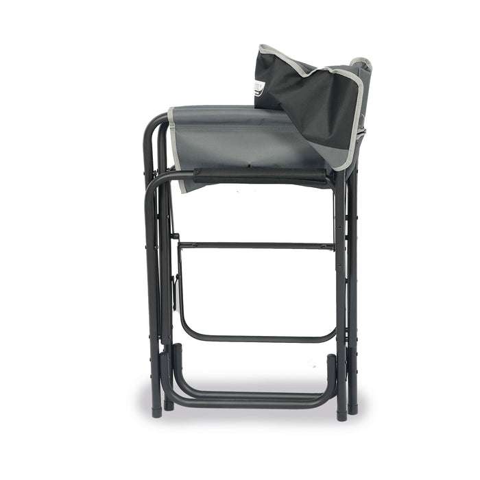 Quest Autograph Surrey Directors Camping Chair (Black Edition) Quest - UK Camping And Leisure