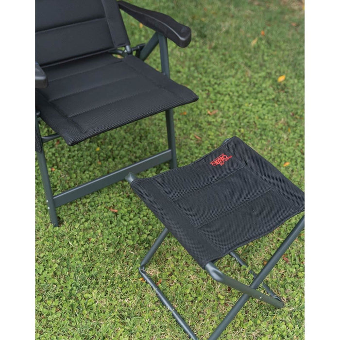 Crespo Stool/Footrest AP/302 Air Deluxe Black Crespo - UK Camping And Leisure