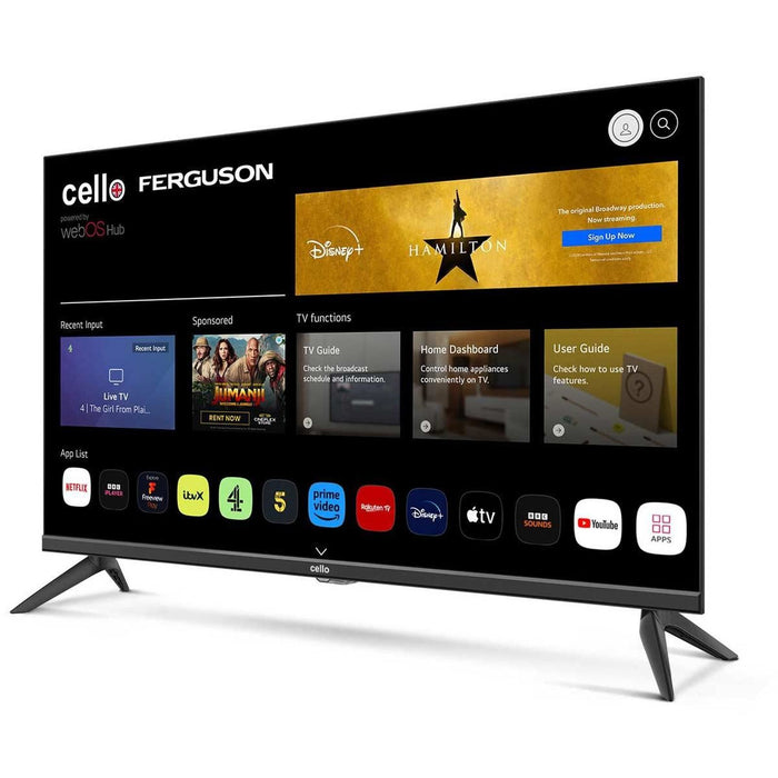 Cello 32" Smart Webos TV with Freeview Play Cello - UK Camping And Leisure