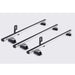 Summit Commercial 3 x Aluminium Fixed Point Roof Bars Rack 1.7m SULC-011 Summit - UK Camping And Leisure