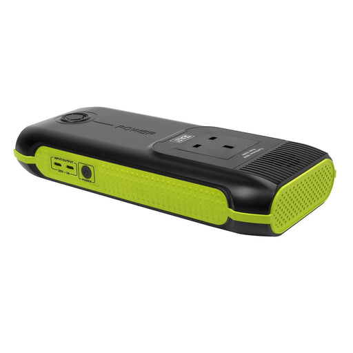 Sealey 31200MAH Power Bank Pack Charger with AC 3 Pin Plug & 2x USB & Light Sealey - UK Camping And Leisure