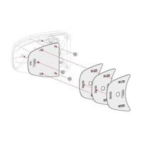 Fiamma Kit Spacer Safe Door White >2017 for Caravans and Motorhomes