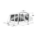 Outwell Jonesville 290SA Flex Drive-Away Awning Campervan 175 - 200 cm Outwell - UK Camping And Leisure