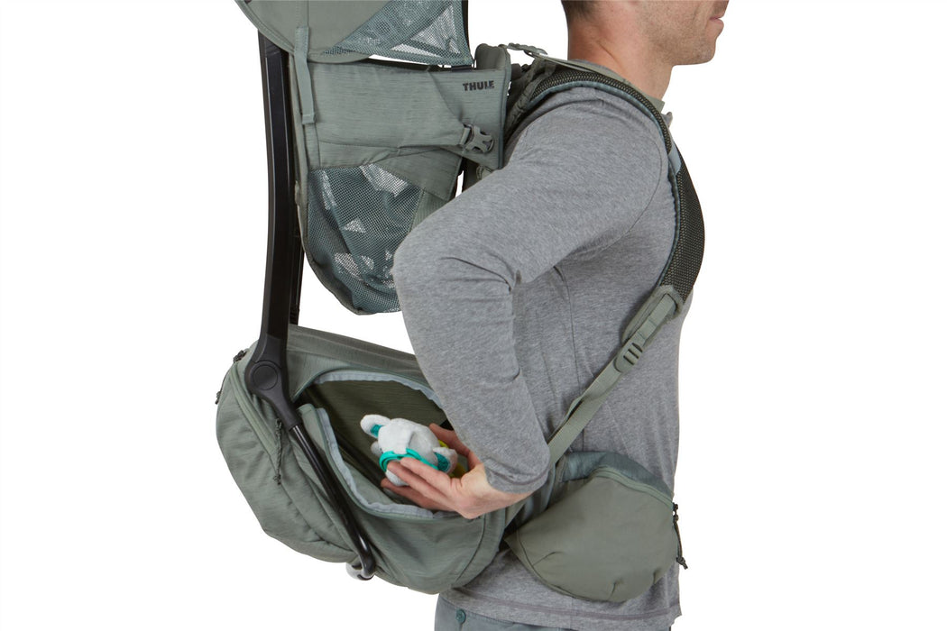 Thule Sapling baby rucksack agave green Baby backpack Thule - UK Camping And Leisure