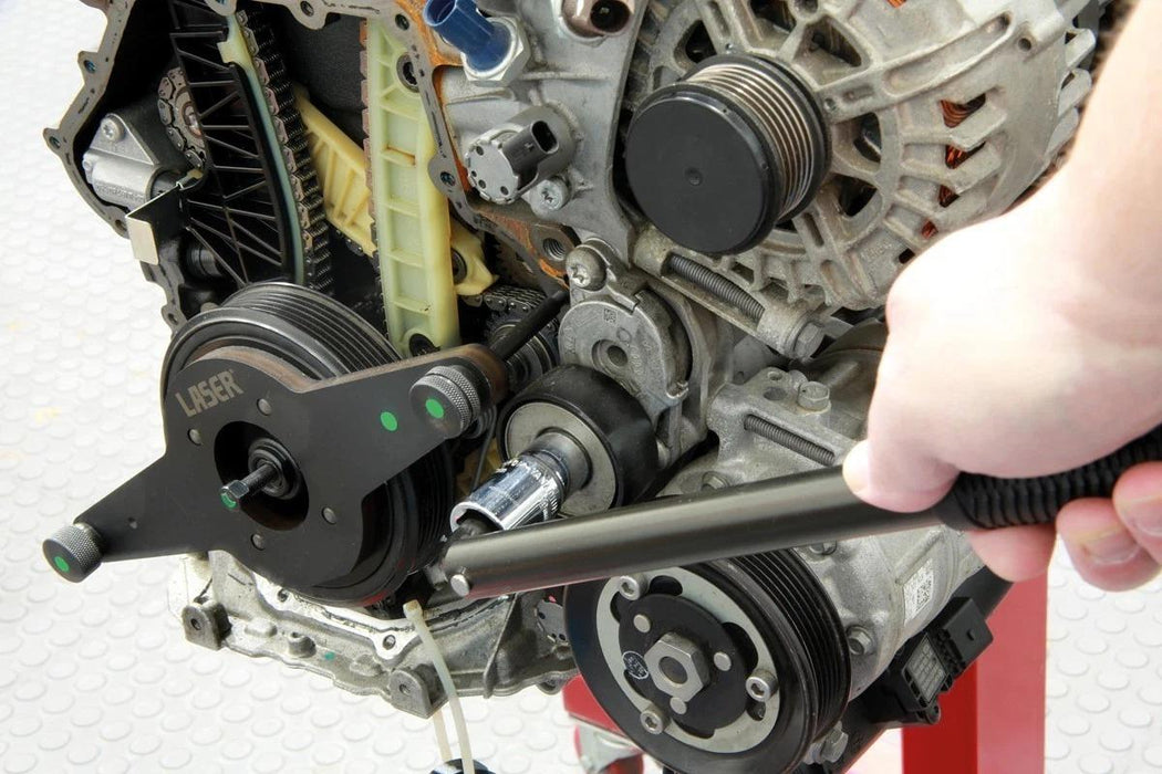 Laser Tools 9176 Pre-Set Torque Wrench with 17/19mm Flip Socket