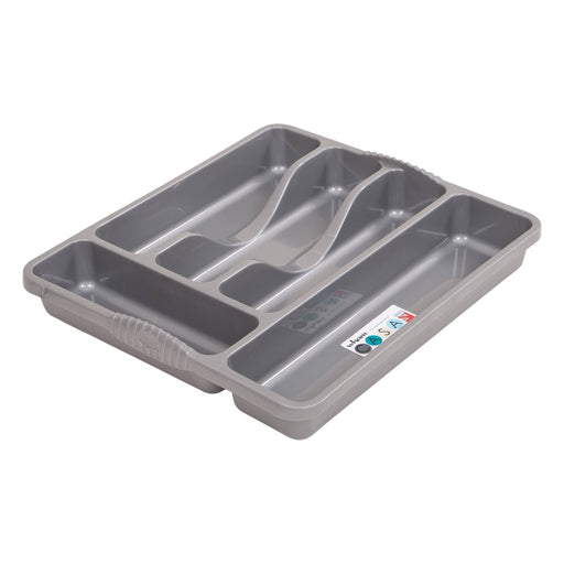 Cutlery Tray or Draw Organiser in Silver k0110 UK Camping And Leisure - UK Camping And Leisure