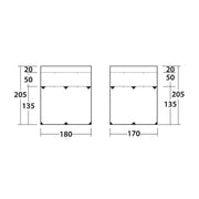 Outwell Fallcrest Side Panel Set Campervan Cassette Awning Sides - View 9